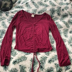 Optional crop top comfy shirt